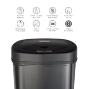 Rectangular Automatic Dustbin with Lid | 50 Litres | DZT-50-9