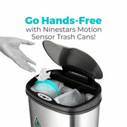 Rectangular Automatic Dustbin with Lid | 50 Litres | DZT-50-13R