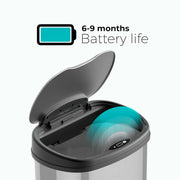 Rectangular Automatic Dustbin with Lid | 50 Litres | DZT-50-13R