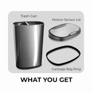 Rectangular Automatic Dustbin with Lid | 50 Litres | DZT-50-13R